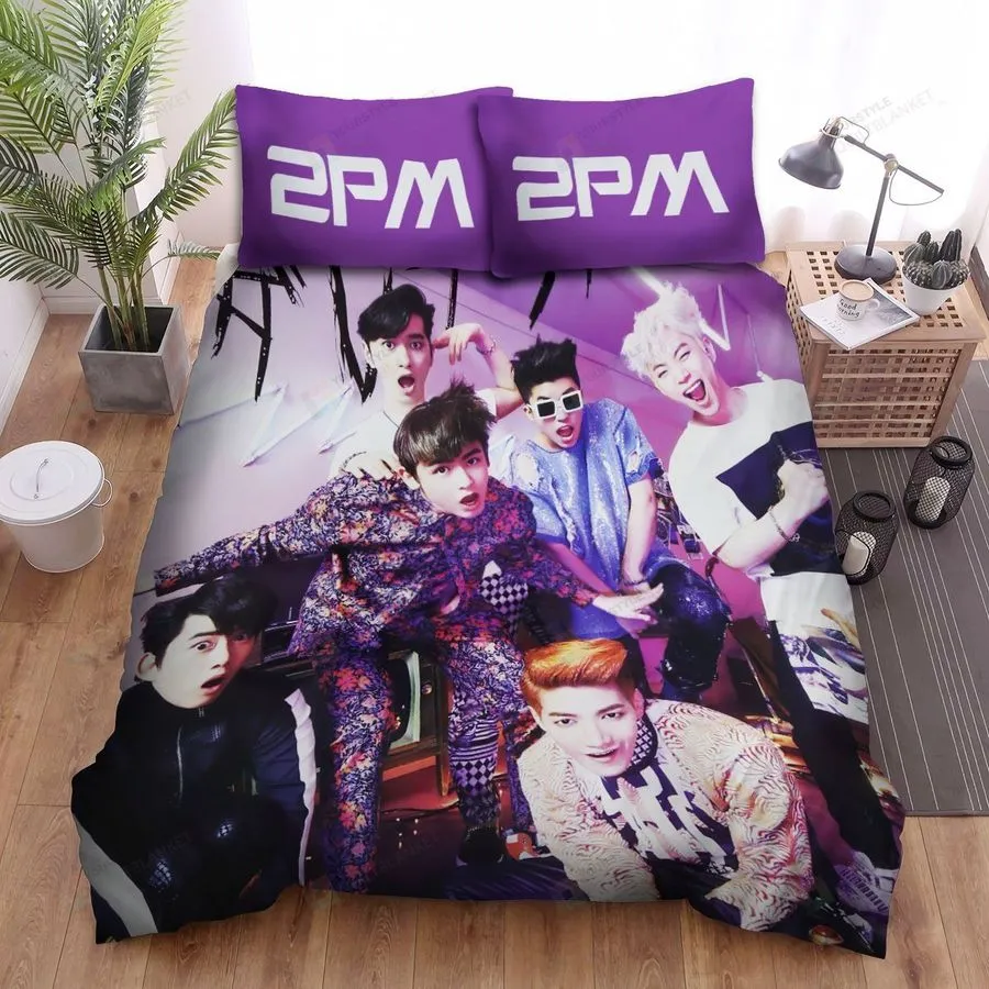 2Pm K Pop Music Band Bed Sheets Spread Comforter Duvet Cover Bedding Sets
