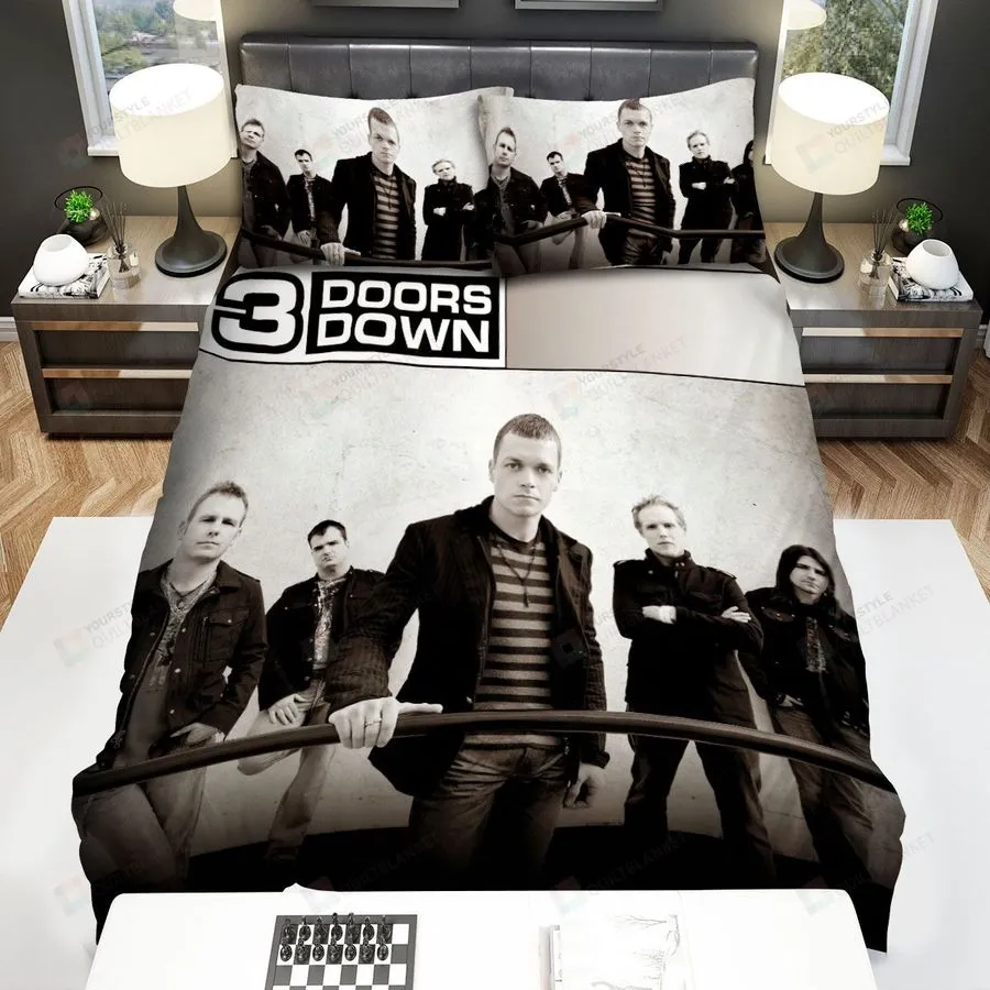 3 Doors Down Album 2008 Bed Sheets Spread Comforter Duvet Cover Bedding Sets