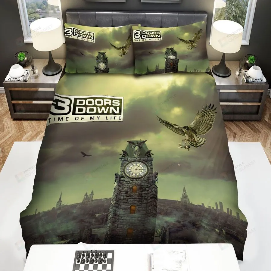 3 Doors Down Album Time Of My Life Bed Sheets Spread Comforter Duvet Cover Bedding Sets