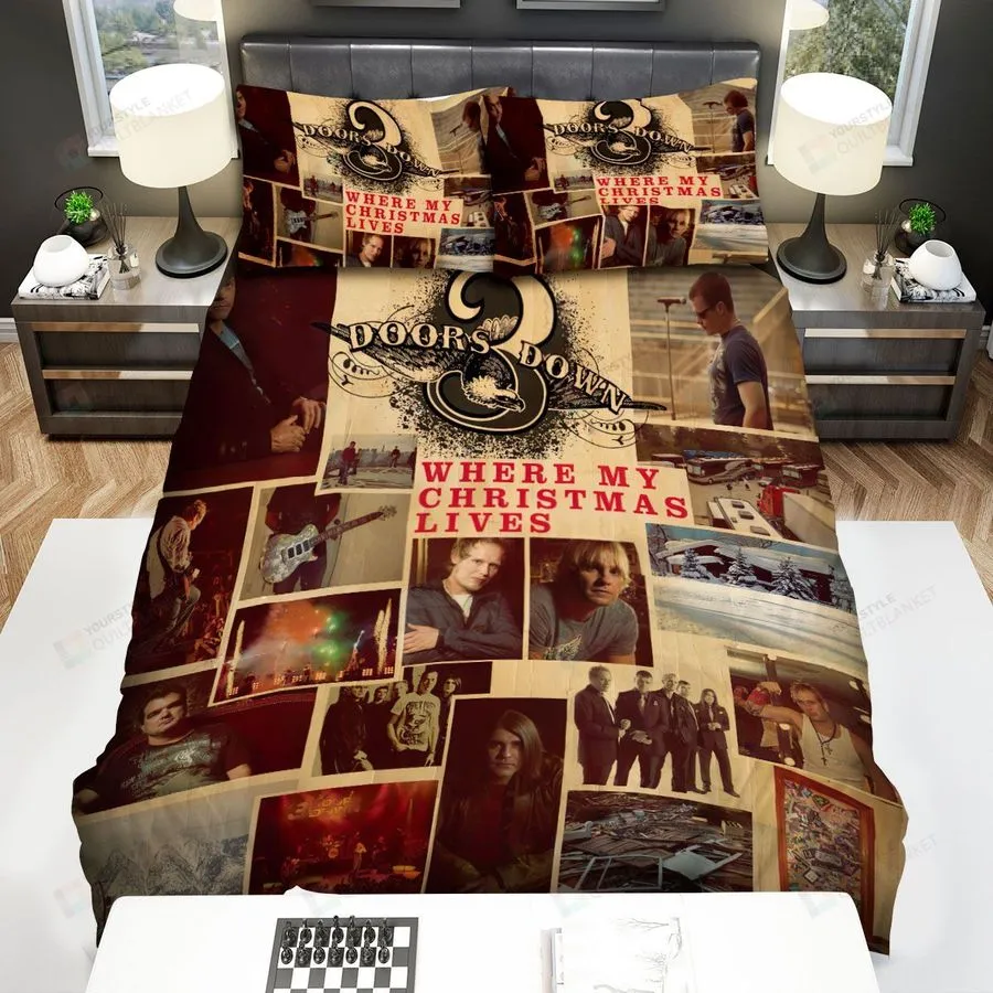 3 Doors Down Album Where My Christmas Bed Sheets Spread Comforter Duvet Cover Bedding Sets