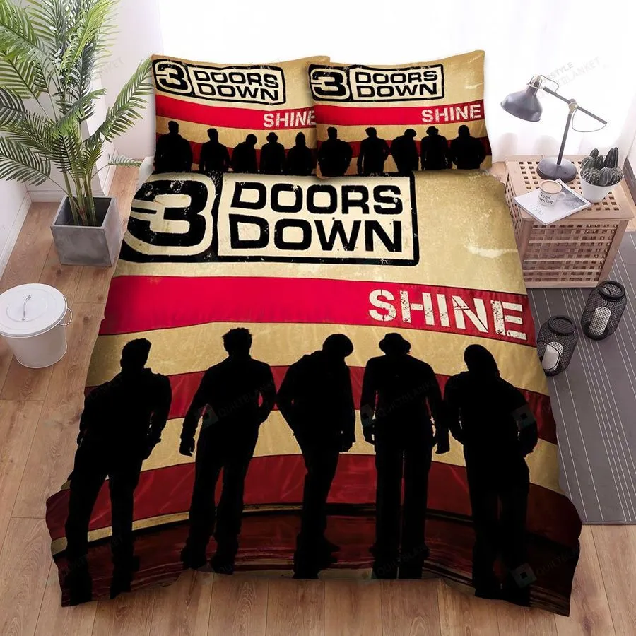 3 Doors Down Cover Shine Bed Sheets Spread Comforter Duvet Cover Bedding Sets