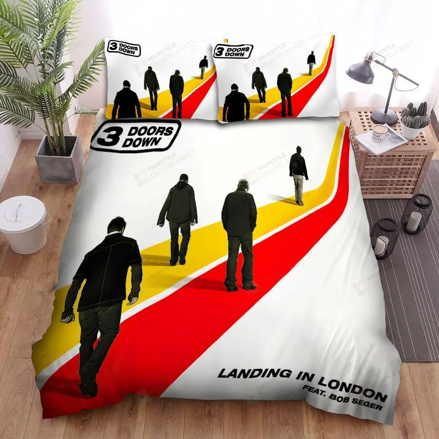 3 Doors Down Landing In London Bed Sheets Spread Comforter Duvet Cover Bedding Sets