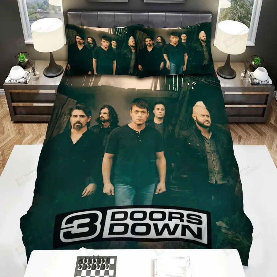 3 Doors Down Photo Members Bed Sheets Spread Comforter Duvet Cover Bedding Sets