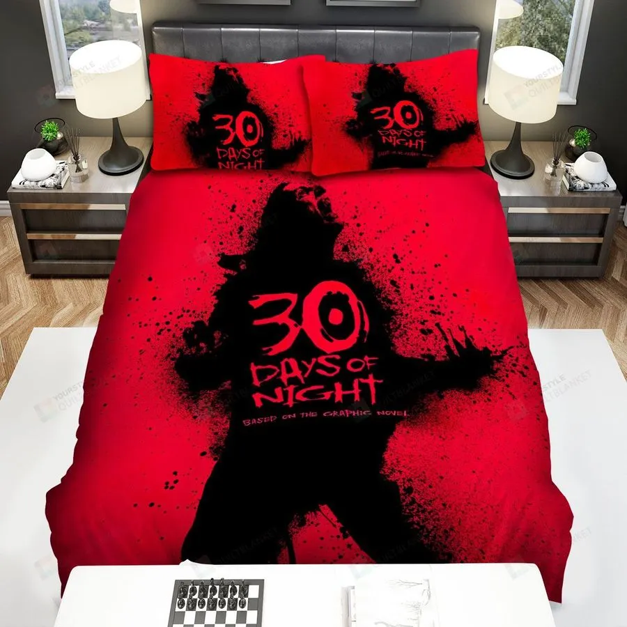 30 Days Of Night Monster 3 Bed Sheets Spread Comforter Duvet Cover Bedding Sets