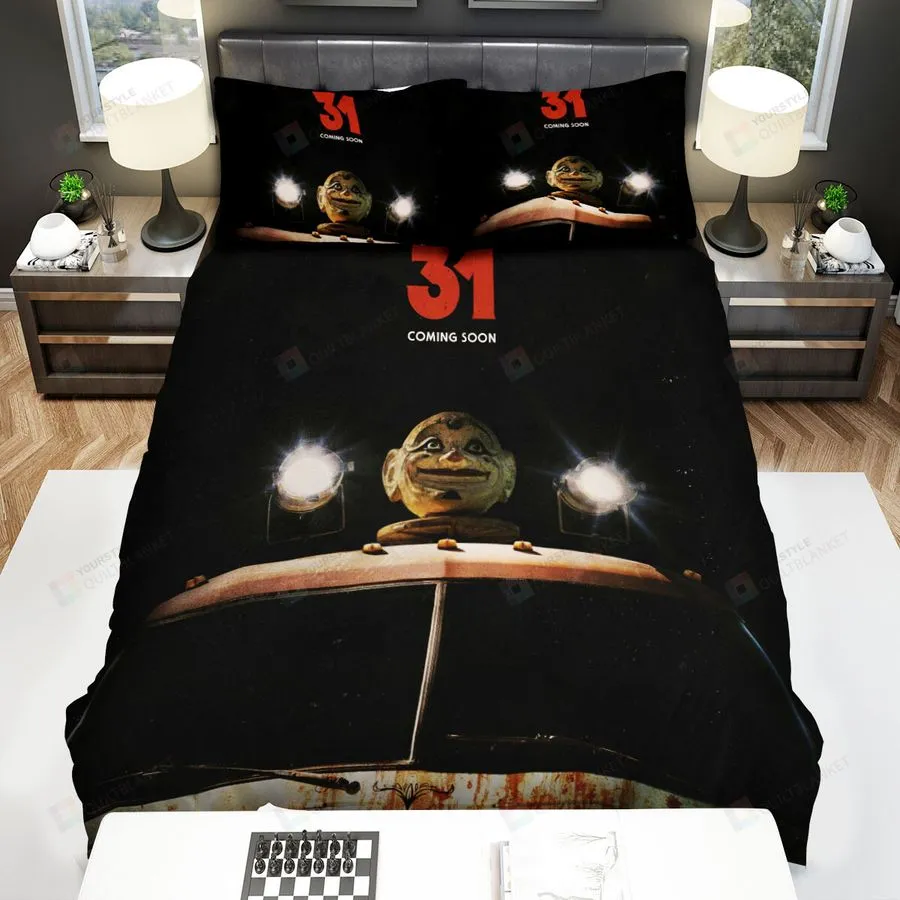 31 (2016) The Show Must Go On Movie Poster Bed Sheets Spread Comforter Duvet Cover Bedding Sets
