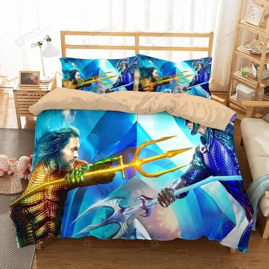 3D Aquaman Duvet Cover Bedding Set 1