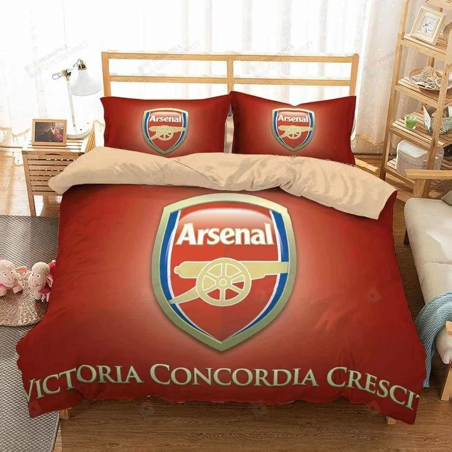 3D Arsenal Fc Duvet Cover Bedding Set 1