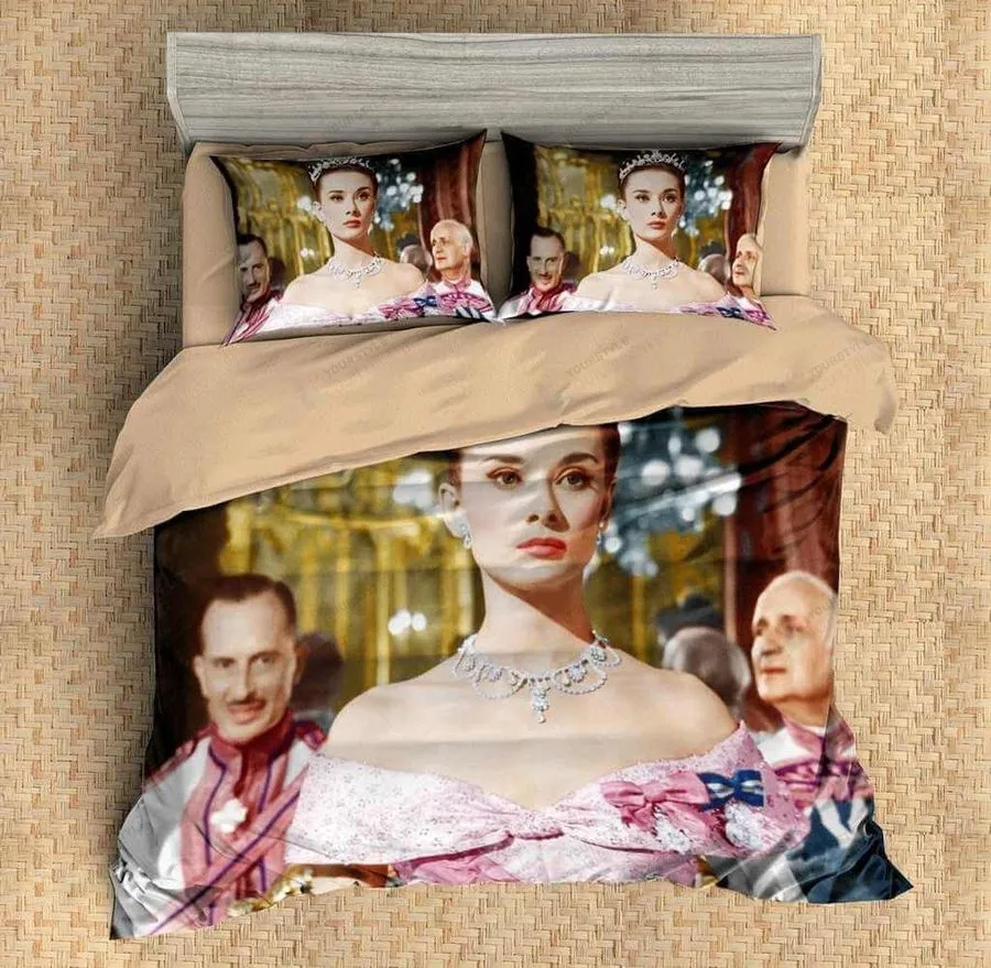 3D Audrey Hepburn Duvet Cover Bedding Set 2