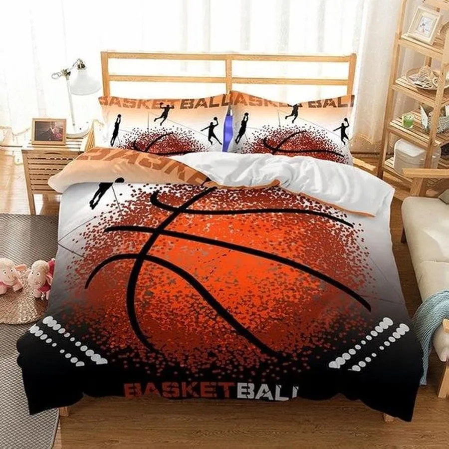 3D Basketball Printed Bedding Sets Ball Duvet Cover King Queen