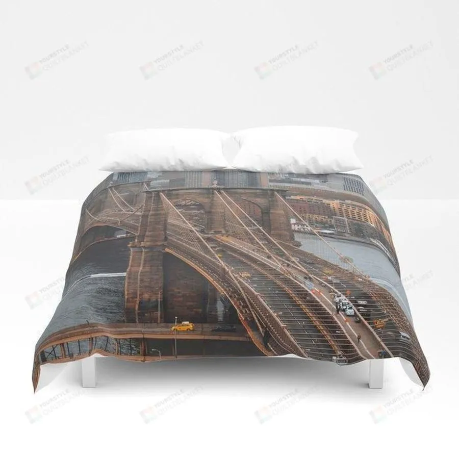 3D Brooklyn Bridge Duvet Cover Bedding Sets