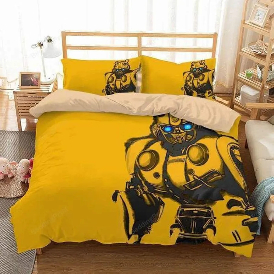 3D Bumblebee Duvet Cover Bedding Set