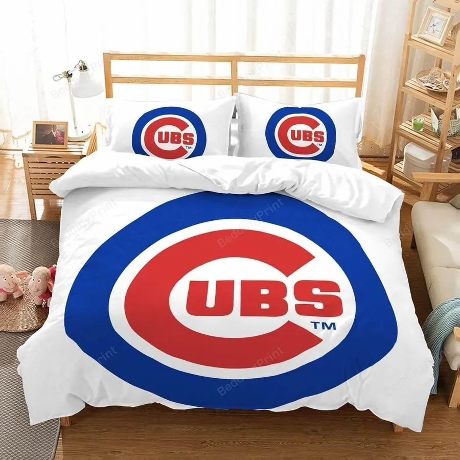 3D Chicago Cubs Et Duvet Cover Bedding Set