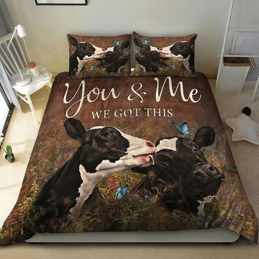 3D Cow You And Me We Got This Bed Sheets Duvet Cover Bedding Sets