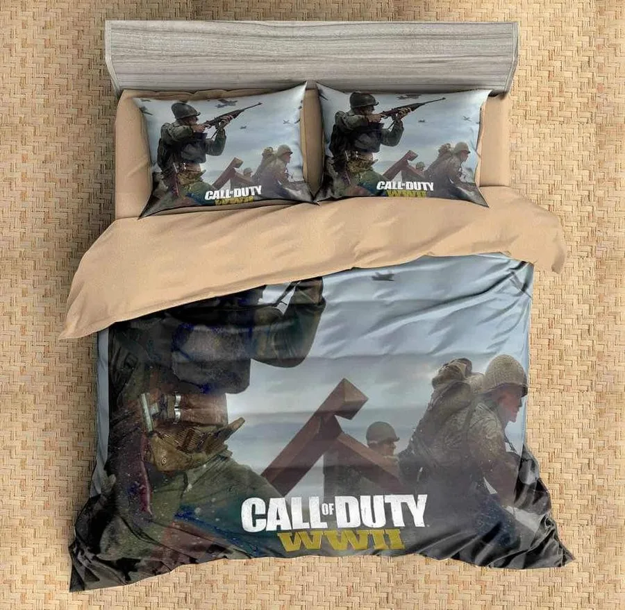 3D Customize Call Of Duty Ww Customized Duvet Cover Bedding Set
