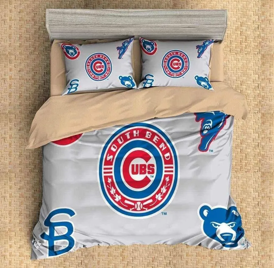 3D Customize Chicago Cubs Duvet Cover Bedding Set 2