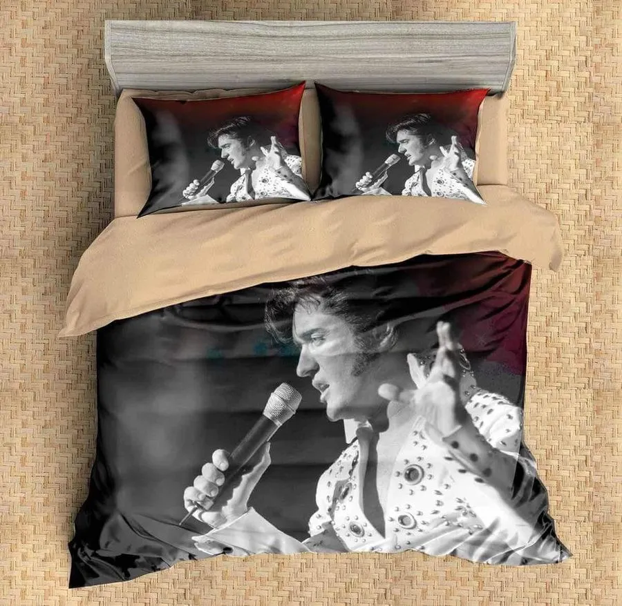 3D Customize Elvis Presley Bedding Set Duvet Cover Setbedroom Set Bedlinen 1