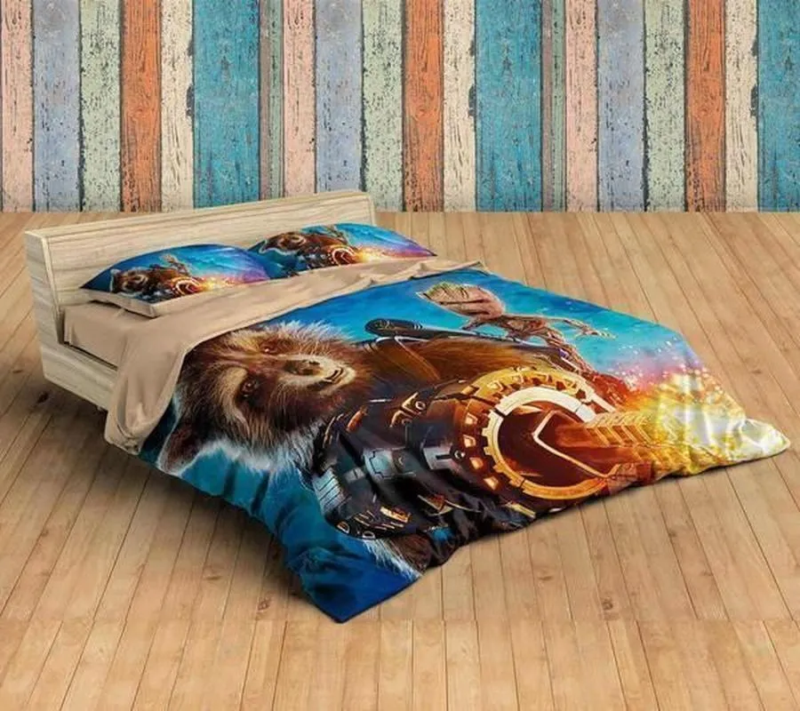 3D Customize Guardians Of The Galaxy Bedding Set Duvet Cover 3