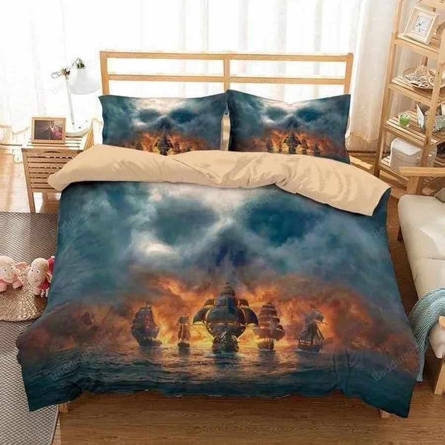 3D Customize Pirate Ship Bedding Set Duvet Cover