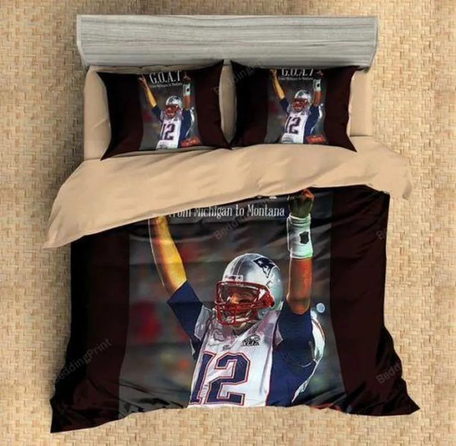 3D Customize Tom Brady Bedding Set (Duvet Cover &Amp Pillow Cases)