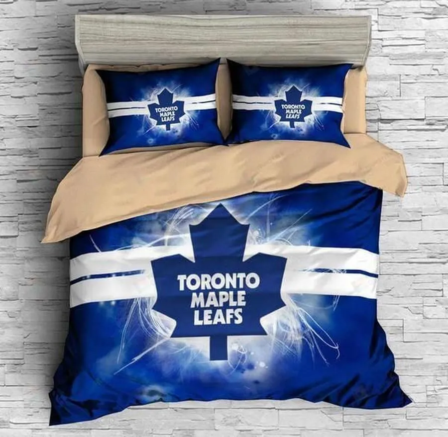 3D Customize Toronto Maple Leafs Bedding Set Duvet Cover