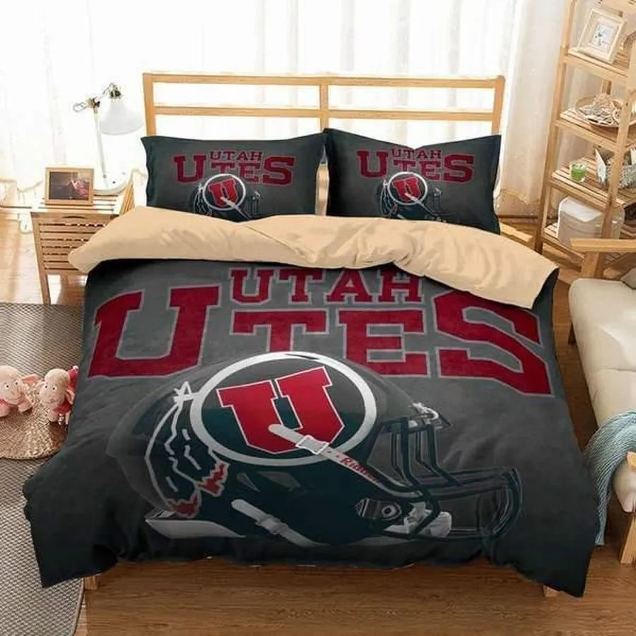 3D Customize Utah Utes Bedding Set Duvet Cover