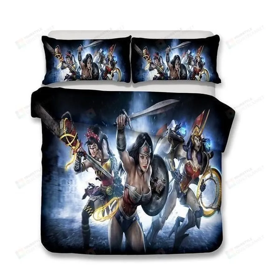 3D Dc Wonder Woman Bedding Set Duvet Cover