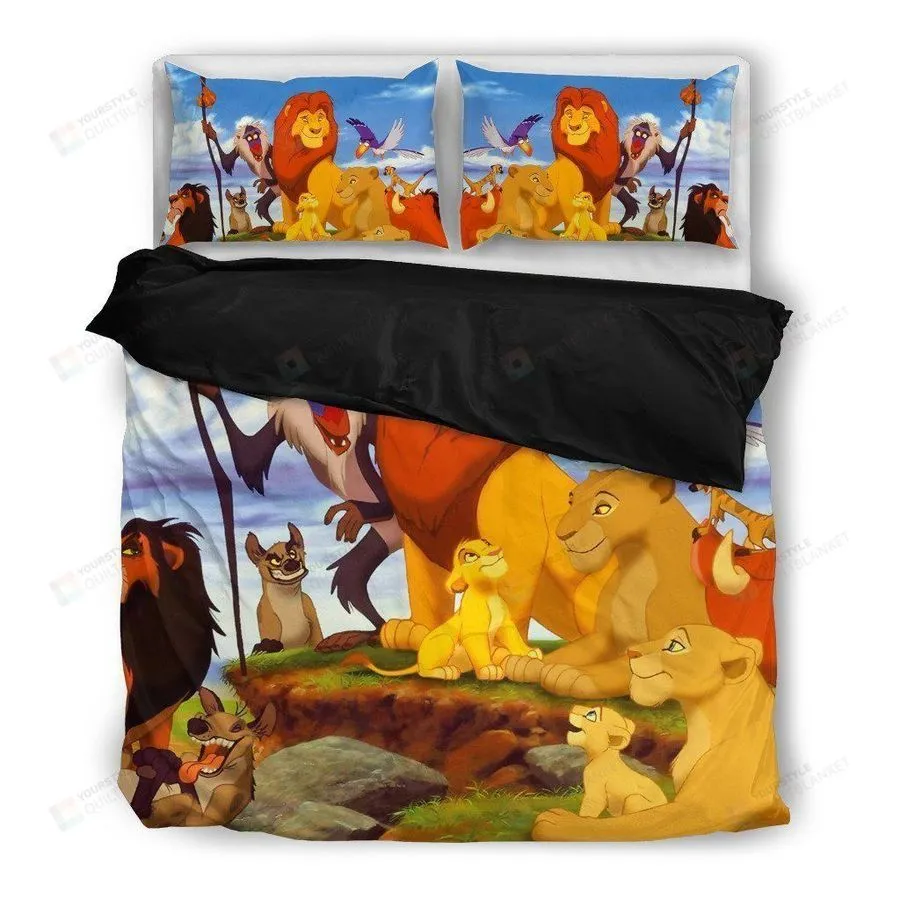3D Disney The Lion King Bedding Set (Duvet Cover &Amp Pillow Cases)