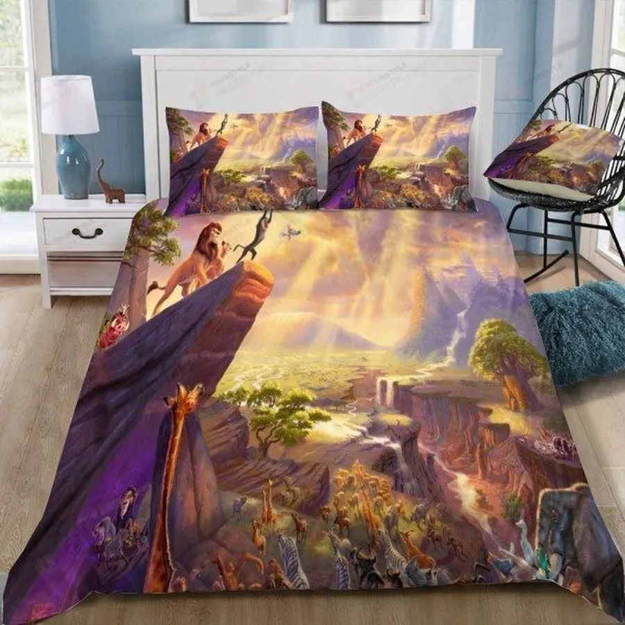 3D Disney The Lion King Poster Bedding Set (Duvet Cover &Amp Pillow Cases)