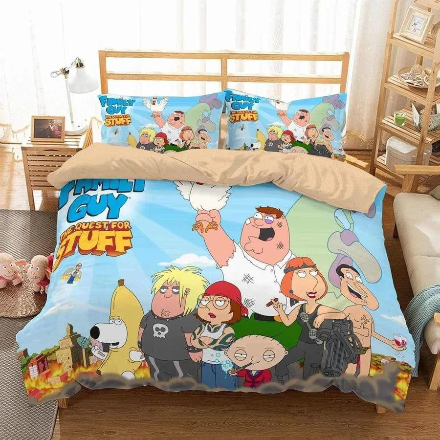 3D Family Guy Duvet Cover Bedding Set