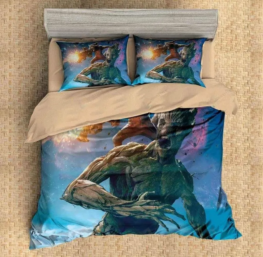 3D Guardians Of The Galaxy  Duvet Cover Bedding Set 3
