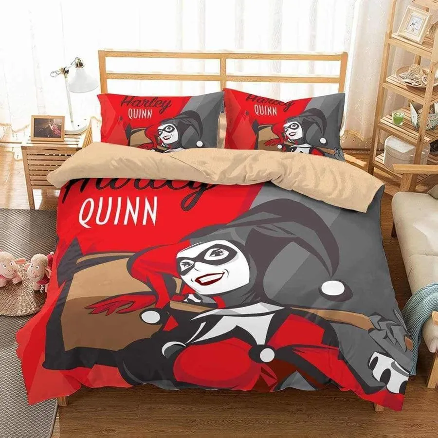 3D Harley Quinn Duvet Cover Bedding Set 3