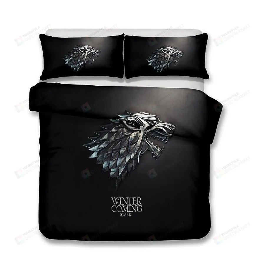 3D Hbo Song Of Ice And Fire Game Of Thrones Printed Bedding Setsduvet Cover Bedding Sets House Stark