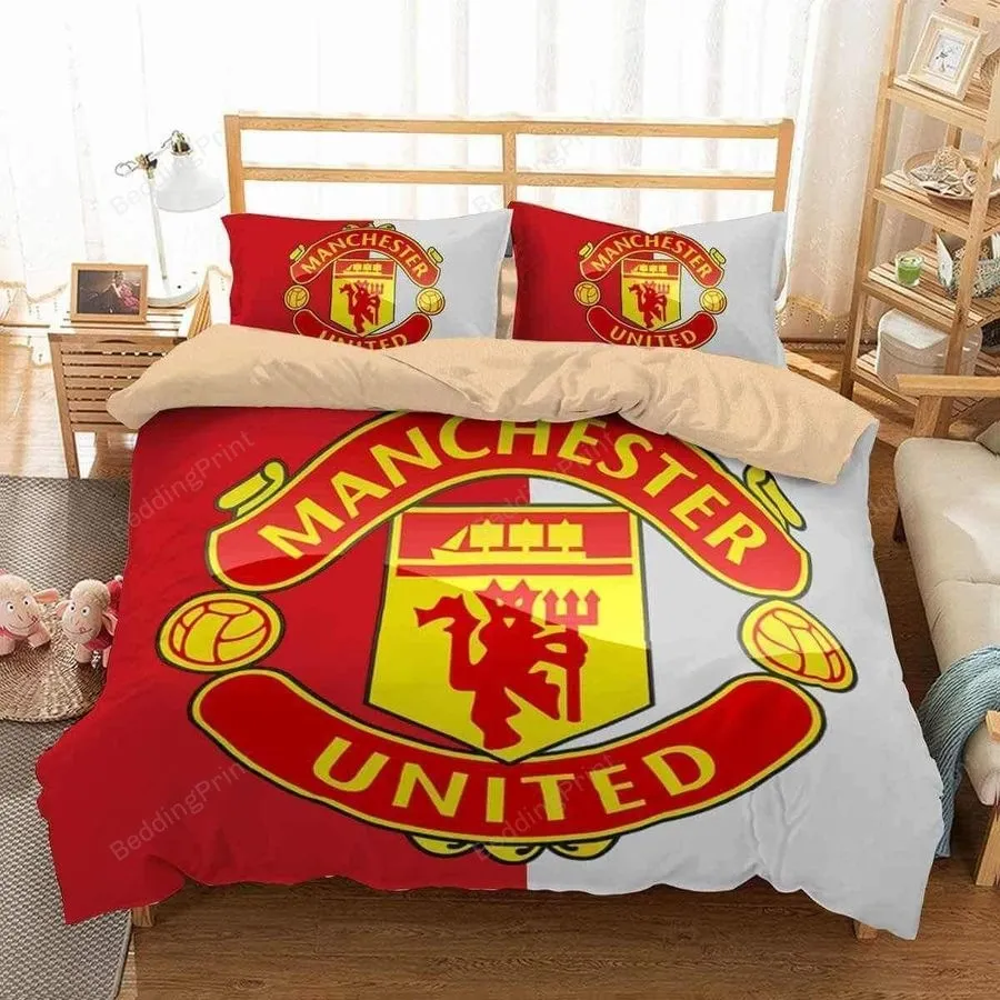 3D Manchester United Duvet Cover Bedding Set