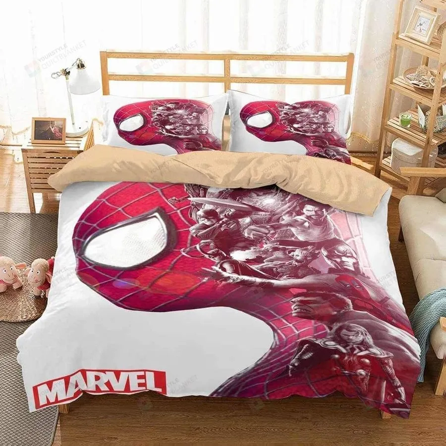 3D Marvel Comics Duvet Cover Bedding Set 3