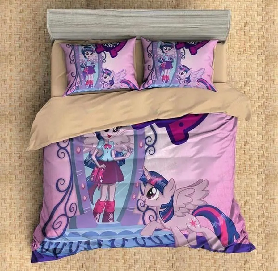 3D My Little Pony Bedding Set Duvet Cover For Girls