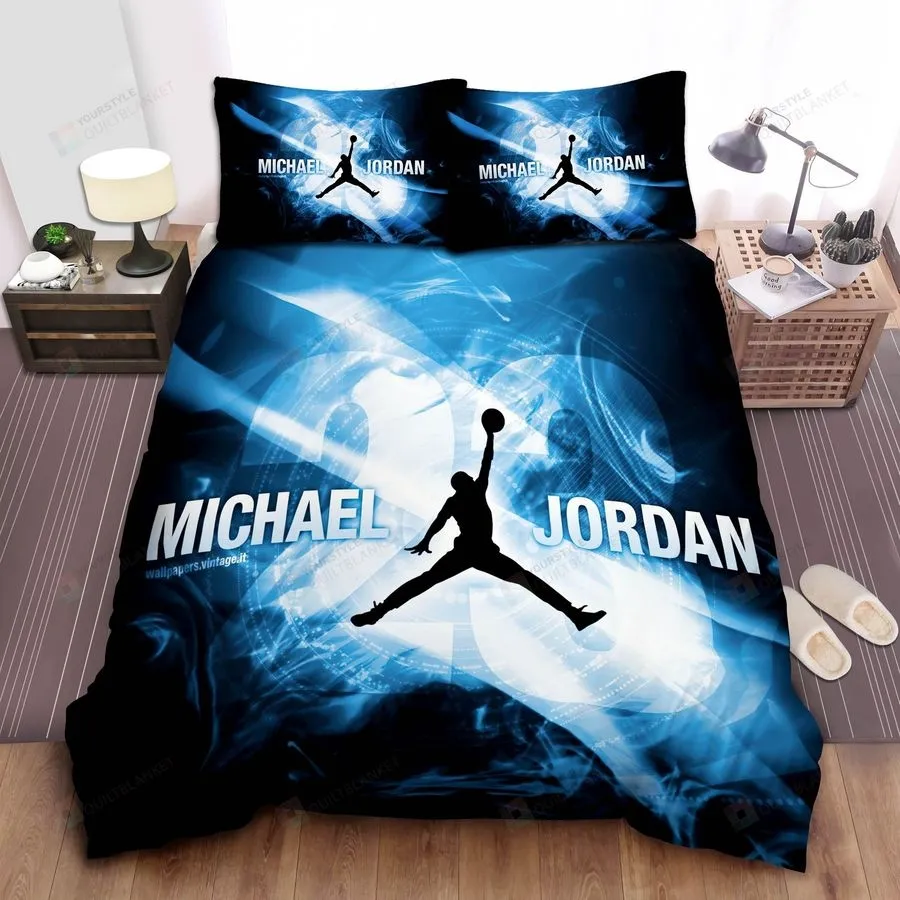 3D Nba Michael Jordan 23 Basketball Duvet Cover Bedding Set For Fans