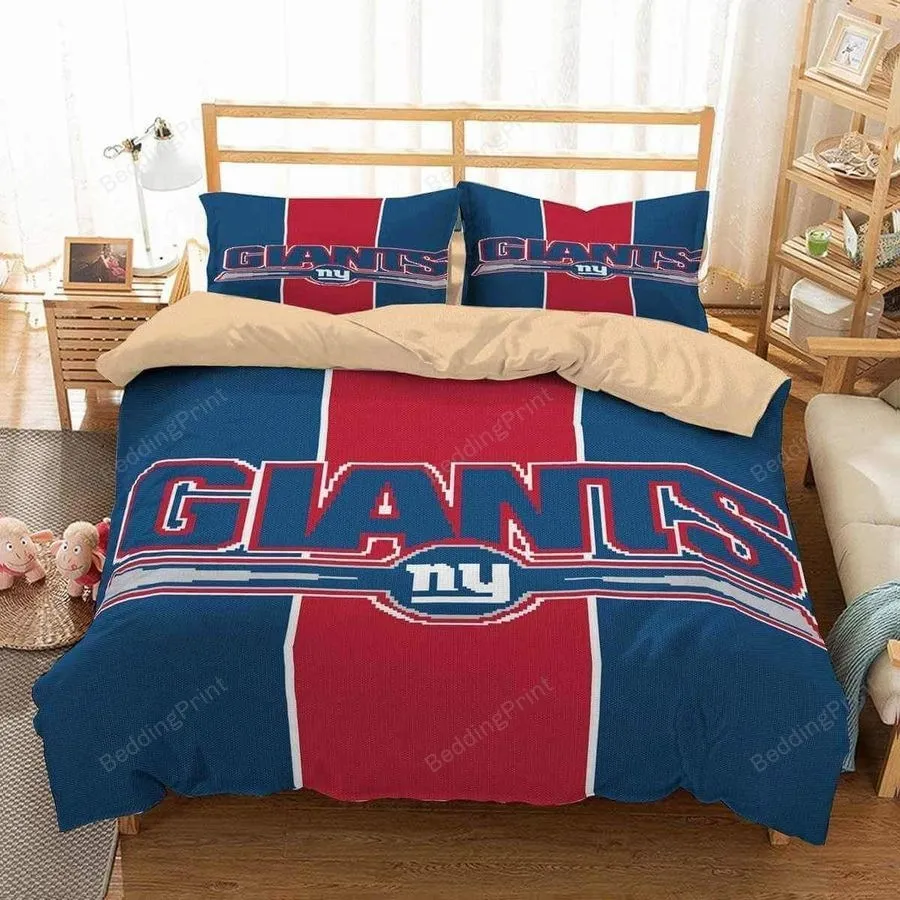 3D New York Giants Duvet Cover Bedding Set