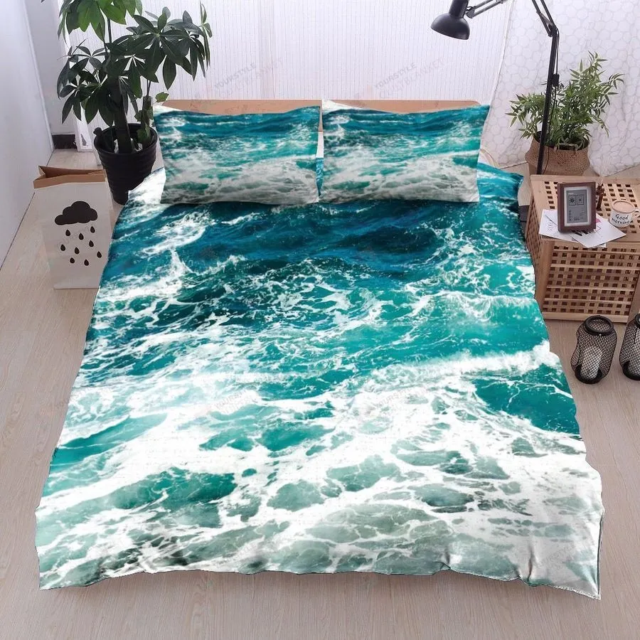 3D Ocean Wave Bed Sheets Spread Duvet Cover Bedding Sets
