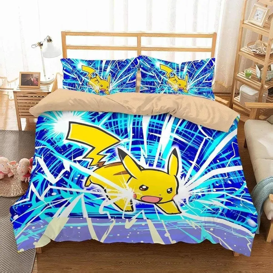 3D Pokemon Go Duvet Cover Bedding Set 7