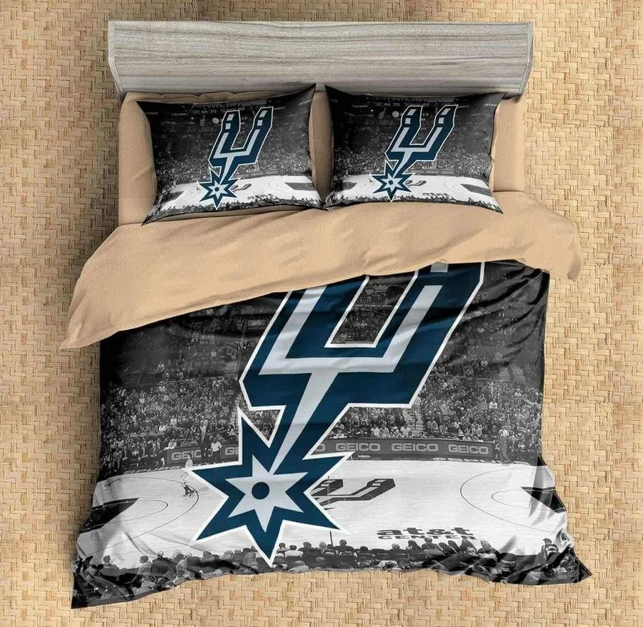 3D San Antonio Spurs Duvet Cover Bedding Set