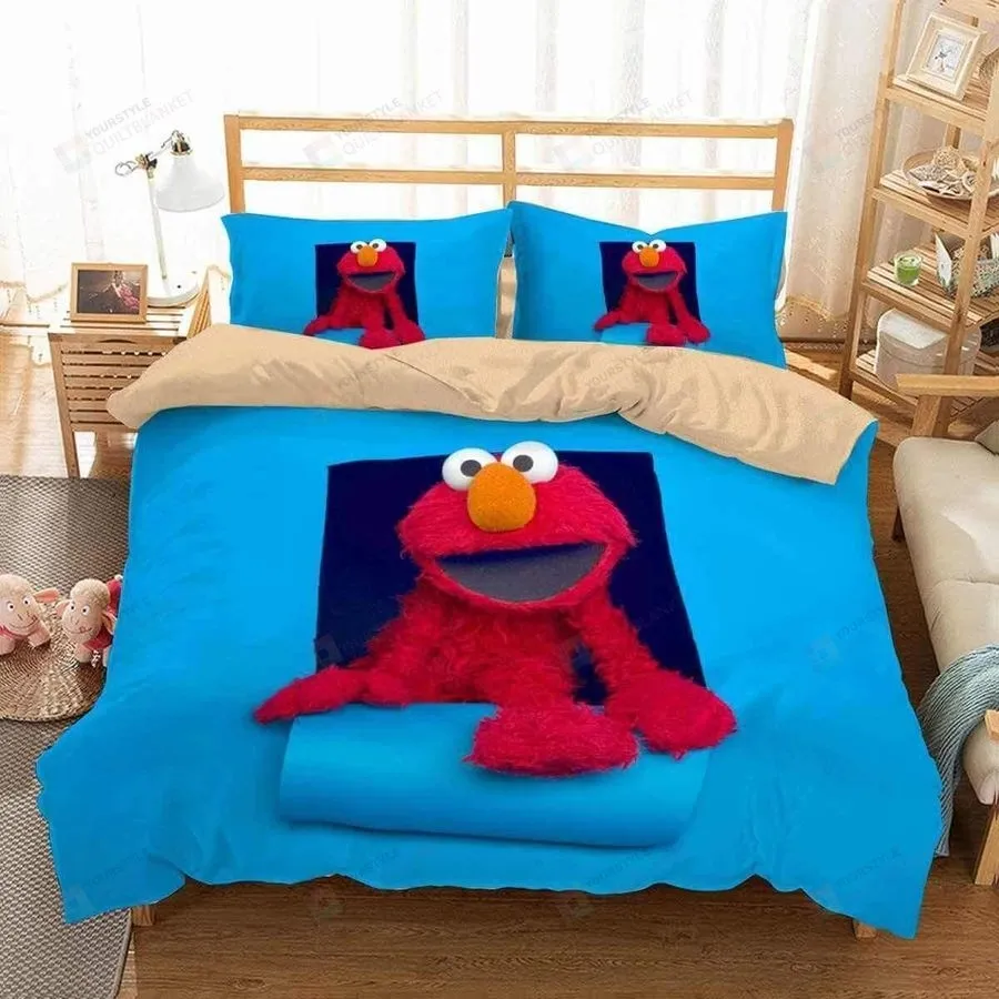 3D Sesame Street Duvet Cover Bedding Set