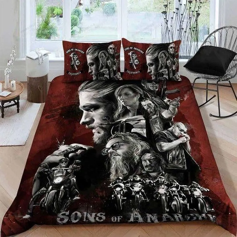 3D Sons Of Anarchy Duvet Cover Bedding Set