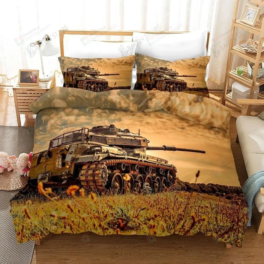 3D Tank Bed Sheets Duvet Cover Bedding Set Great Gifts For Birthday Christmas Thanksgiving