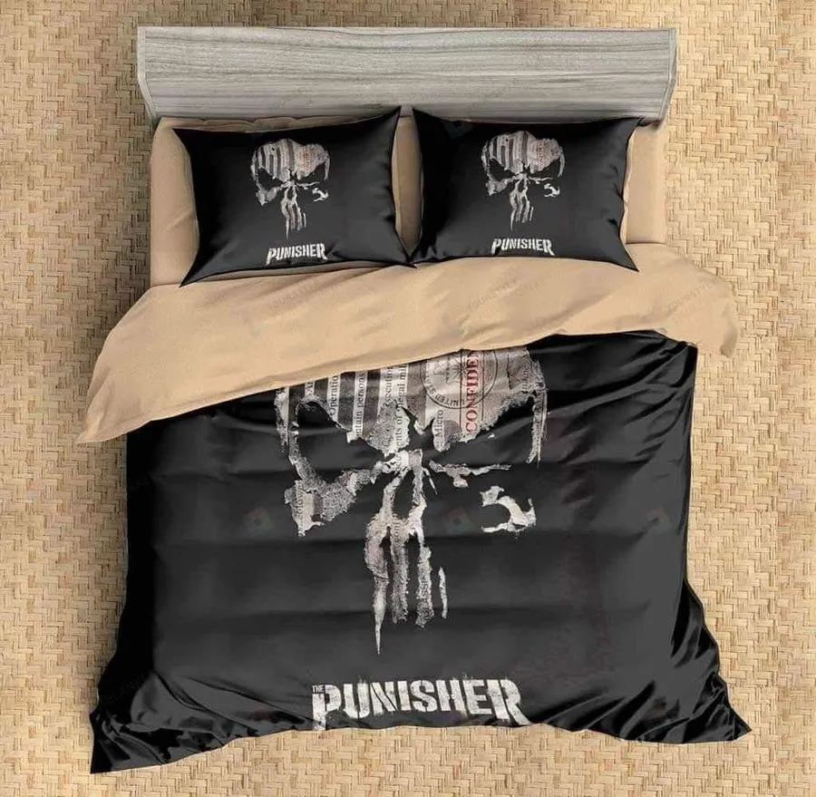 3D The Punisher Duvet Cover Bedding Set 1