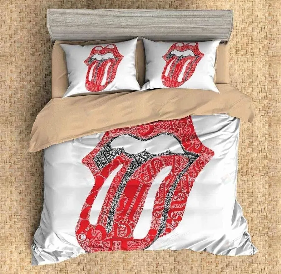 3D The Rolling Stones Duvet Cover Bedding Set 1