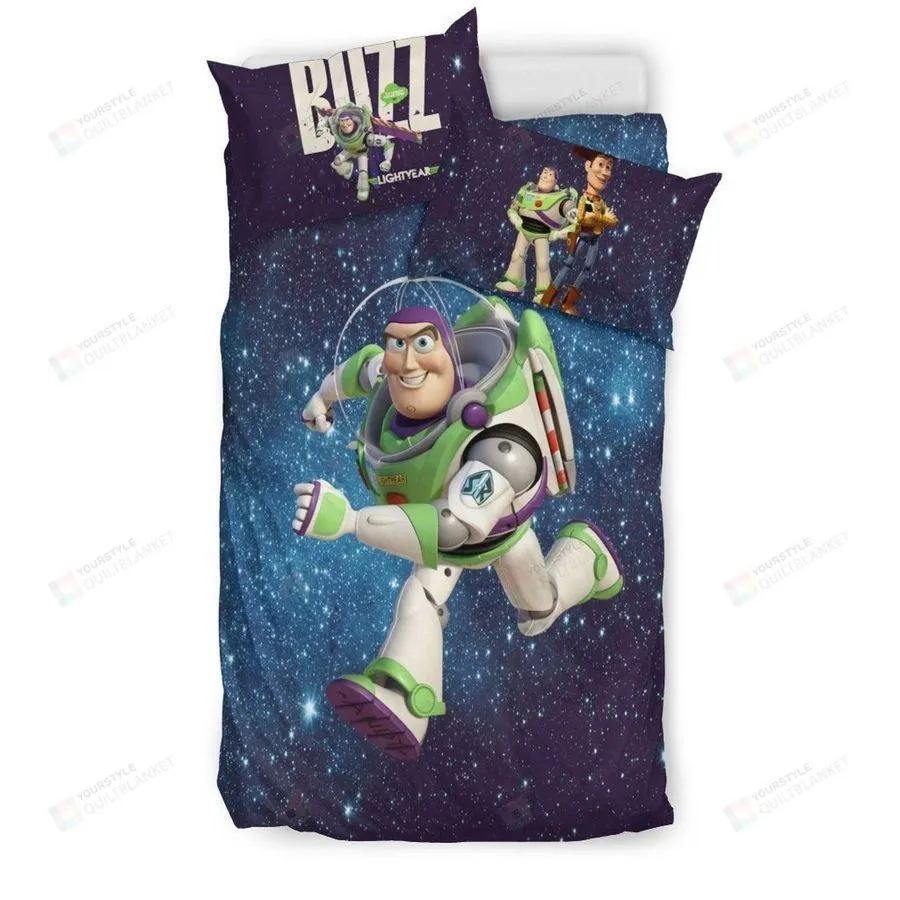 3D Toy Story Buzz Lightyear Bedding Set (Duvet Cover &Amp Pillow Cases)