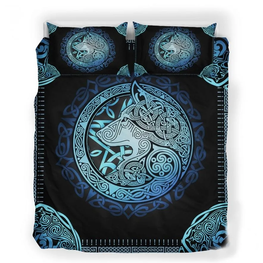 3D Wolf Spirit Cotton Bed Sheets Spread Comforter Duvet Cover Bedding Sets