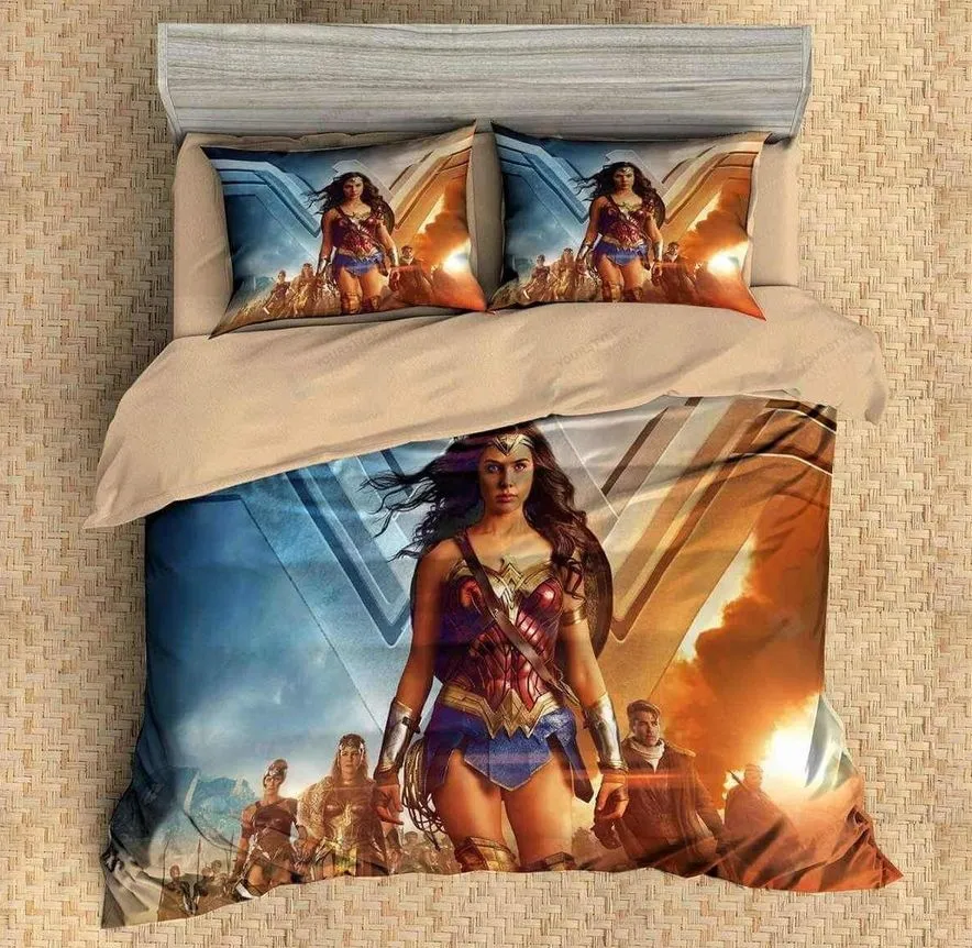 3D Wonder Woman Duvet Cover Bedding 6
