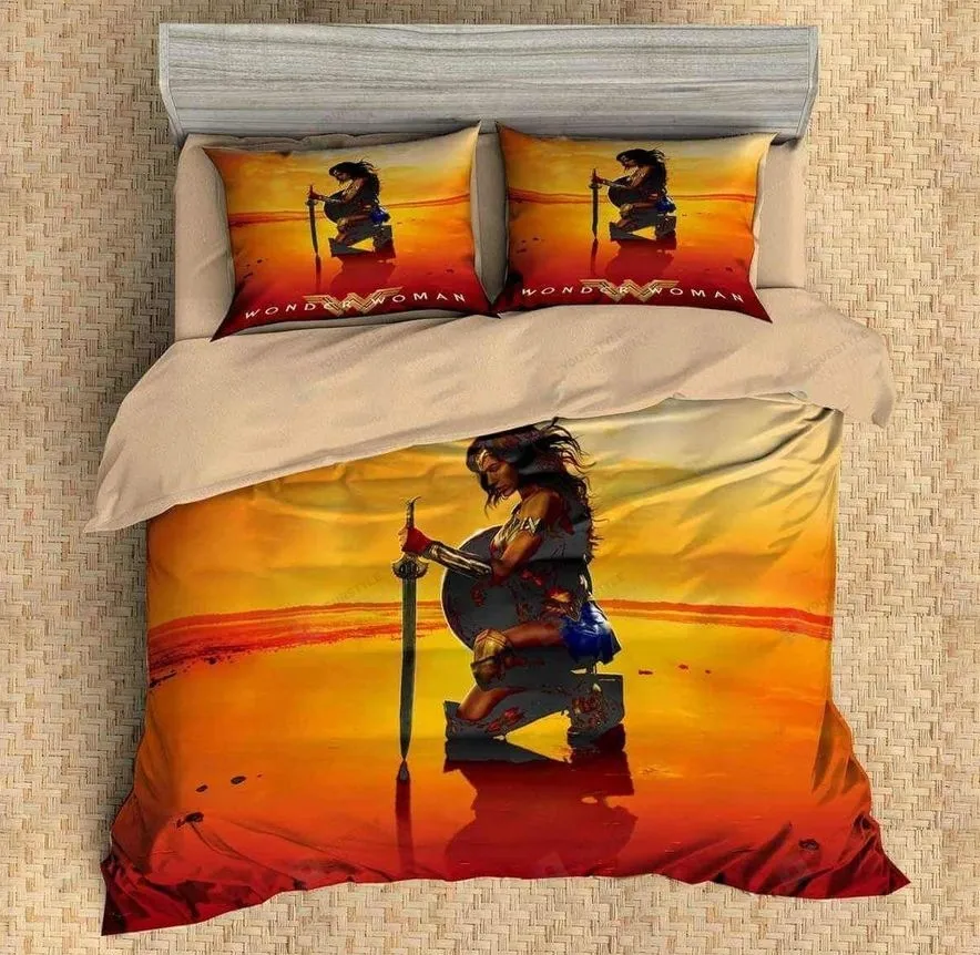 3D Wonder Woman Duvet Cover Bedding Set 5