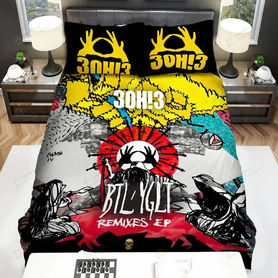 3Oh!3 Btlyglt Remix Ep Bed Sheets Spread Comforter Duvet Cover Bedding Sets